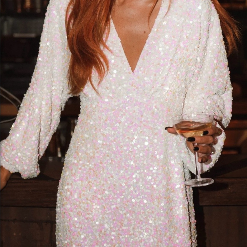 Show Me Your MuMu Kidman Sequin Dress - size XL